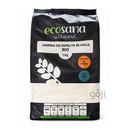 Farine d' Épeautre blanche Bio, 1kg - ECOSANA