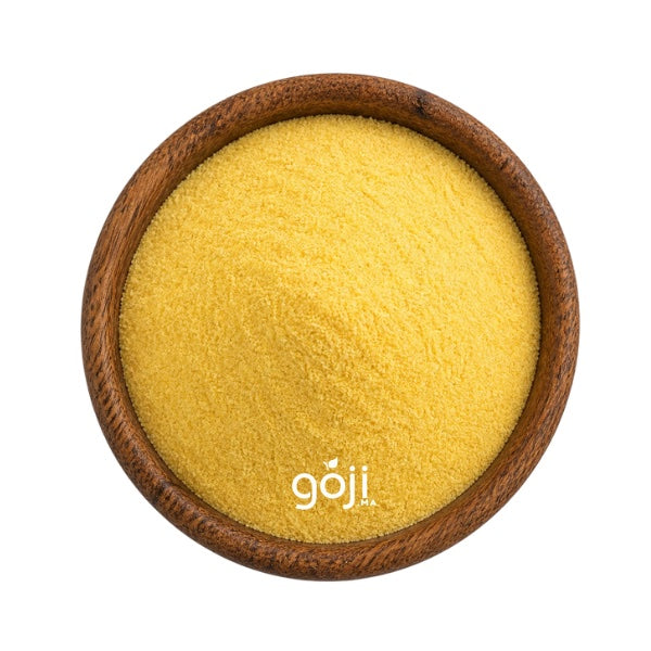 Farine de Maïs Jaune, sans Gluten - دقيق الذرة الأصفر