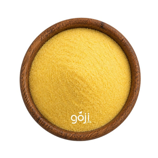 Farine de Maïs Jaune, sans Gluten - دقيق الذرة الأصفر