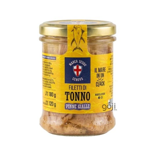 Filets de thon PINNE GIALLE, 180g - MARCA SCUDO GENOVA