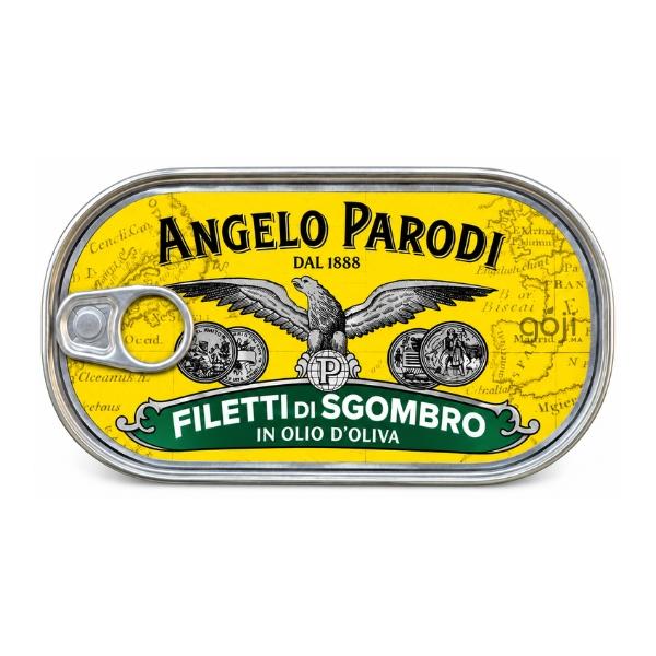 Filetti di Sgombro in Olio d’Oliva, 150g – ANGELO PARODI