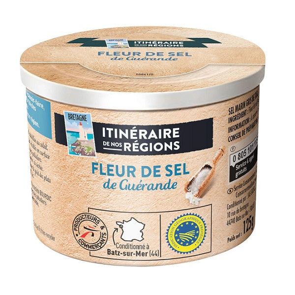 Fleur de sel de guérande, 125g - Itinéraire des Saveurs