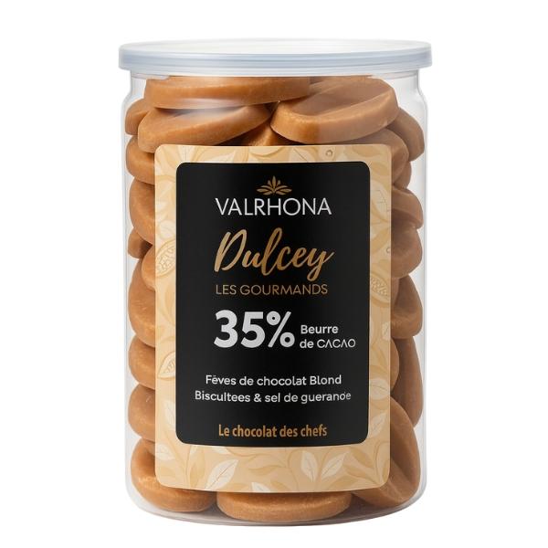 Fèves de chocolat Blond Dulcey 35% - VALRHONA