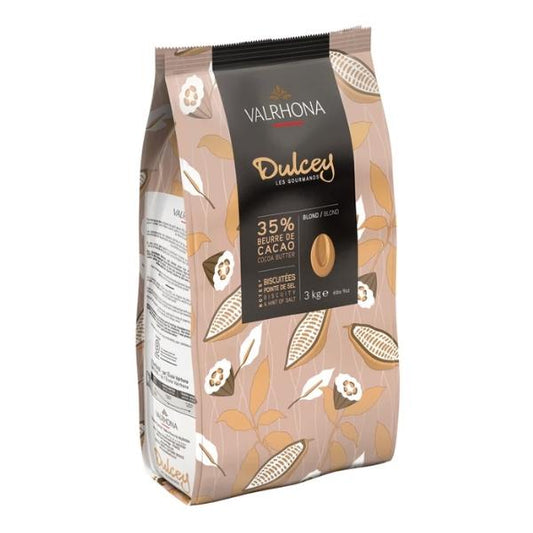 Fèves de chocolat Blond Dulcey 35% - VALRHONA