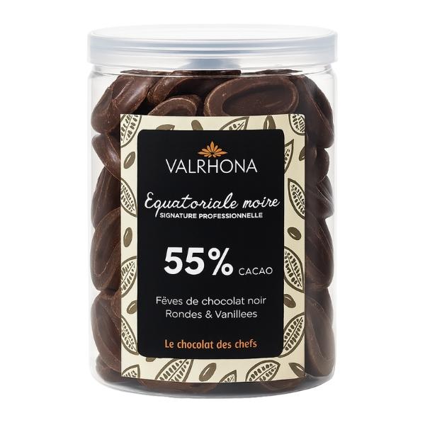 Fèves de chocolat Equatoriale 55% - VALRHONA