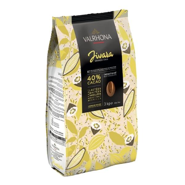 Fèves de chocolat au lait à Pâtisser Jivara 40% - VALRHONA
