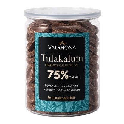 Fèves de chocolat noir Tulakalum 75% - VALRHONA