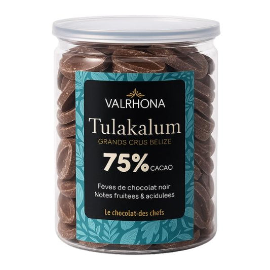 Fèves de chocolat noir Tulakalum 75% - VALRHONA