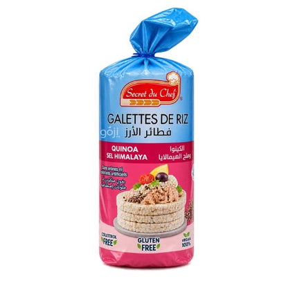 Galettes de riz au quinoa & sel de l’Himalaya, 110g – Secret du Chef