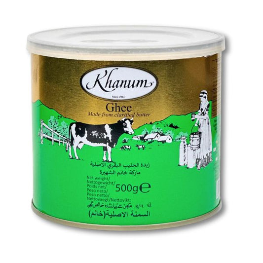 Ghee Smen,  500g - Khanum  - سمنة الحليب البقري الأصلية