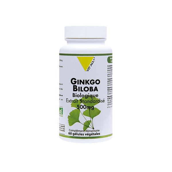 Ginkgo biloba 60 Gélules BIO - Vital Plus