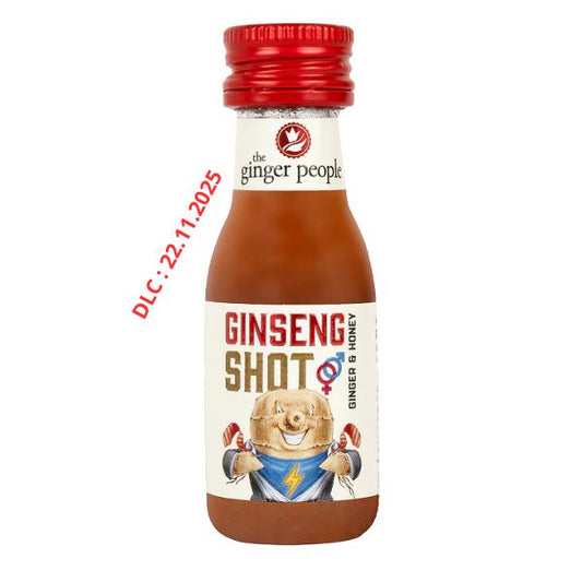 Shot de Ginseng, gingembre et miel, 30ml شوت الجينسينغ - THE GINGER PEOPLE