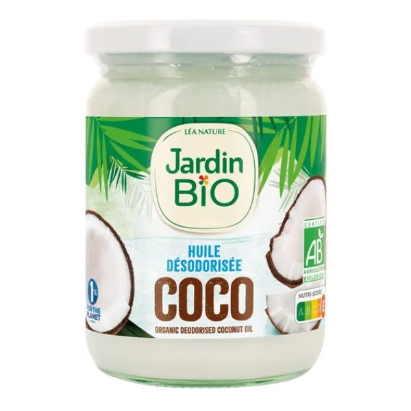 Huile de Coco vierge désodorisée bio - JARDIN BIO