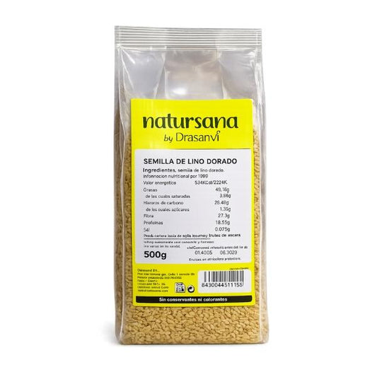 Graine de lin doré, 500g - NATURSANA