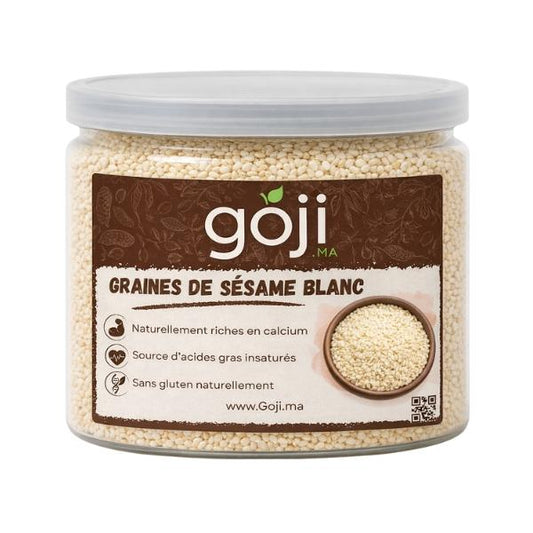 Graines de sésame blanc - GOJI.MA