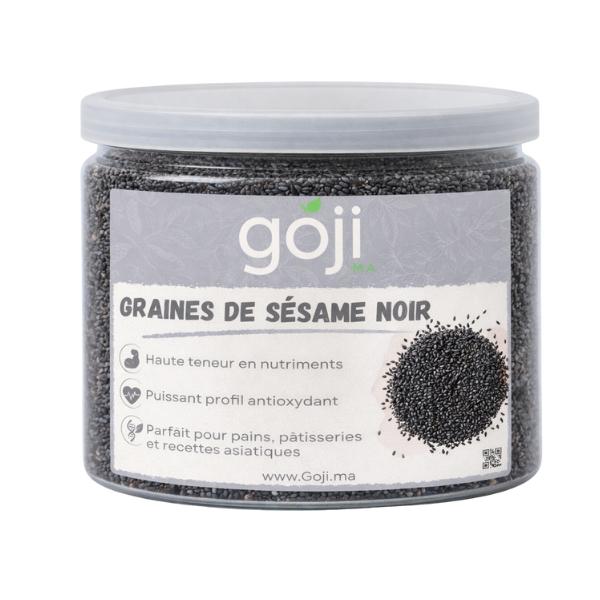 Graines de sésame noir - GOJI.MA