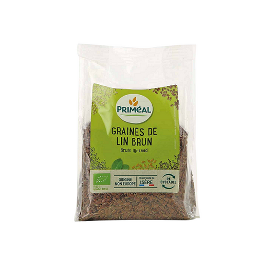 Graines de Lin brun 250g - Priméal Maroc vente en ligne epicerie Fine