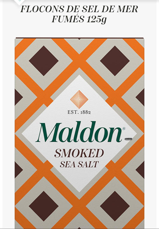 Flocons de sel de mer fumé, 125g - MALDON