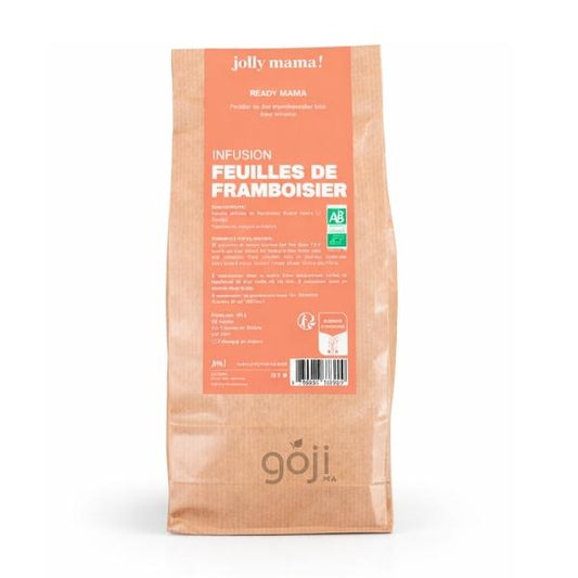 Infusion feuilles de framboisier, 26g - JOLLY MAMA