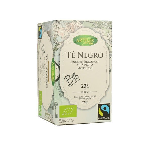 Infusion Thé noir English Breakfast bio, 20unités - ARTEMIS