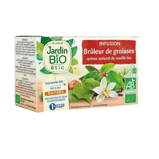 Infusion Brûleur de Graisses Saveur Vanille - JARDIN BIO