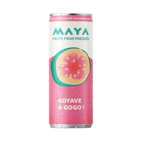 Canette Jus de GOYAVE rose, 330ml - MAYA