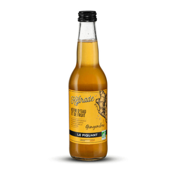 Kéfir d’Eau et de Fruit Gingembre 33Cl - KÉFIRADE