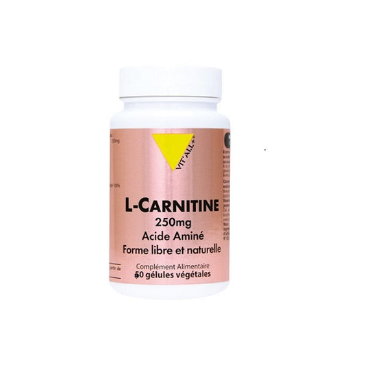 L-Carnitine acide aminé 250Mg BIO 50 Gélules - Vital Plus