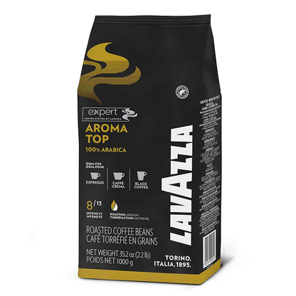 Café en grains AROMA TOP, 1Kg  (8/13) – LavAzza