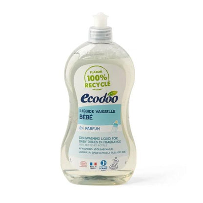 Liquide Vaisselle Bébé Hypoallergénique, 500ml - ECODOO