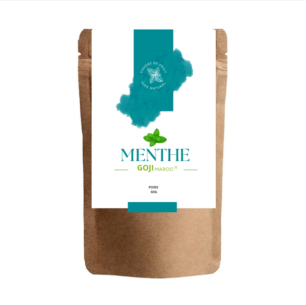 Poudre de feuilles de menthe - مسحوق أوراق النعناع