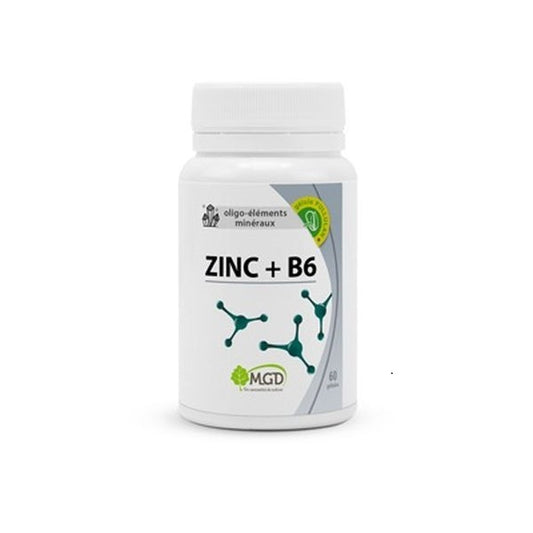 Zinc + B6, 60 Gélules - MGD NATURE