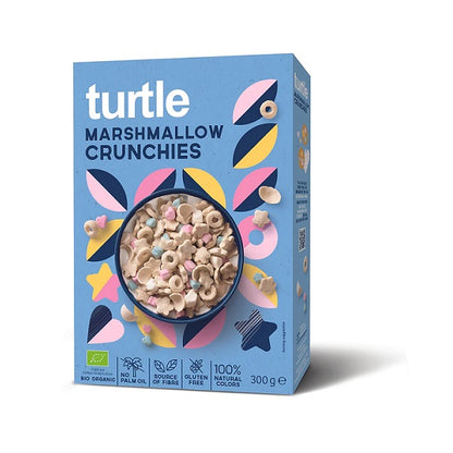 Céréales américaines MARSHMALLOW CRUNCHIES, 300g - TURTLE