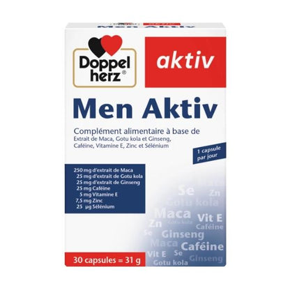 Men Aktiv, 30 capsules - Doppelherz aktiv