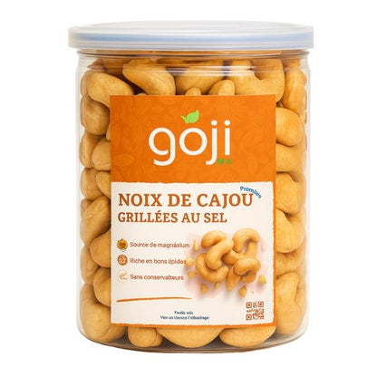 Noix de cajou Premium grillées au sel, 250g - Goji.ma
