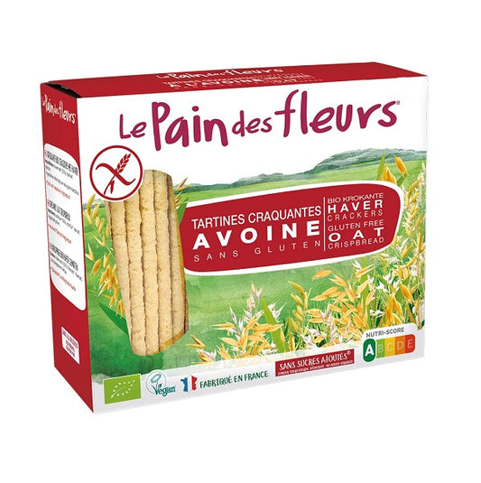 Tartines Craquantes Bio à l'Avoine - LE PAIN DES FLEURS