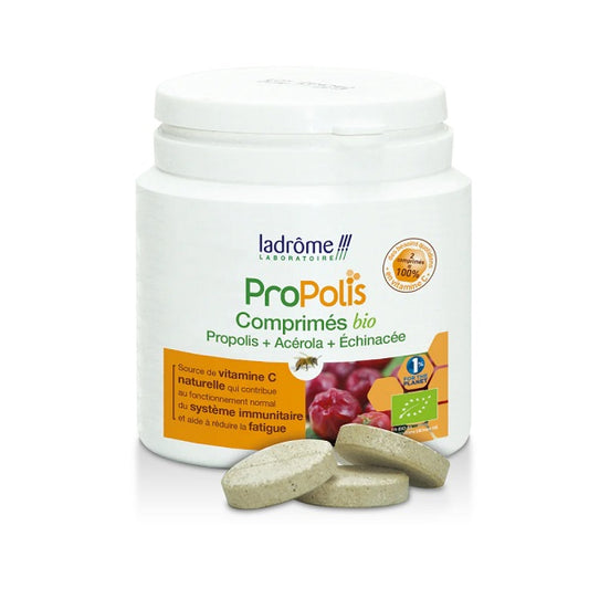 Comprimés Propolis, Acérola et Échinacée bio, 40 Cpr - LADRÔME Maroc vente en ligne epicerie Fine