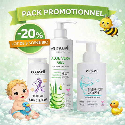 Pack Bébé & Enfant Bio Ecowell – Soins Doux & Naturels