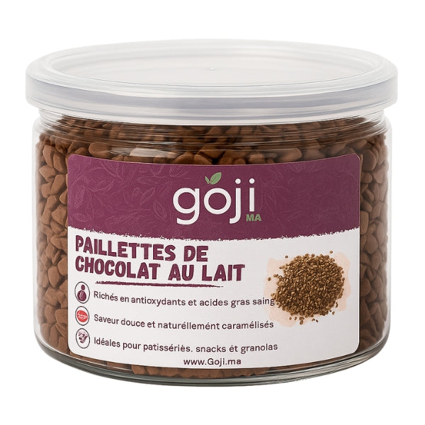 Paillettes Chocolat au lait - GOJI.MA
