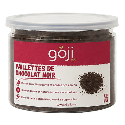 Paillettes Chocolat Noir - GOJI.MA