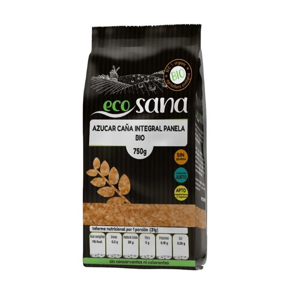 Panela sucre de canne complet Bio, 750g - ECOSANA