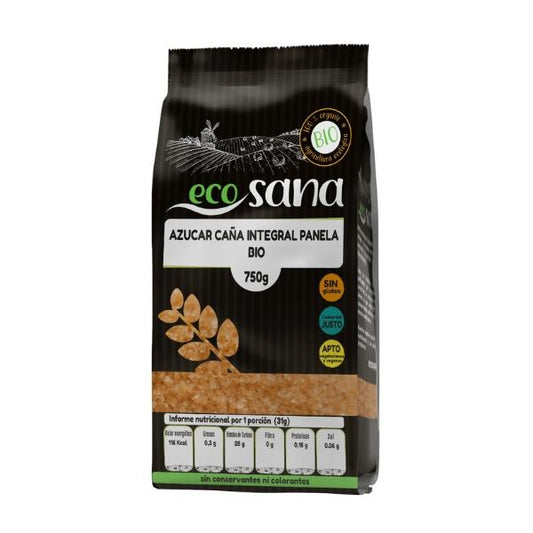 Panela sucre de canne complet Bio, 750g - ECOSANA