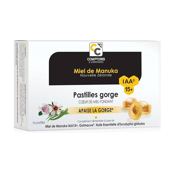 Pastilles gorge au Miel de Manuka - COMPTOIRS & COMPAGNIES