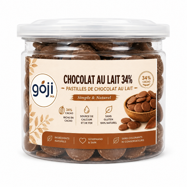 Pastilles de chocolat au lait 34% - RENO