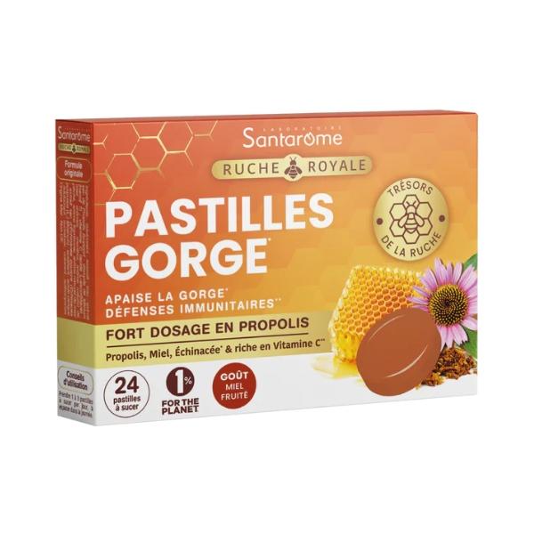 Pastilles gorge Ruche Royale - SANTAROME BIO