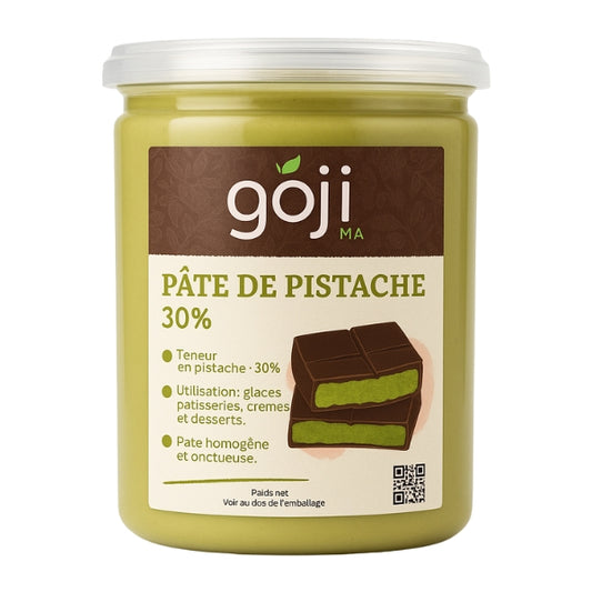 Pâte de pistaches 30%, 600g - Goji.ma