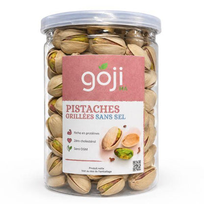 Pistaches grillées SANS sel, 250g - Goji.ma