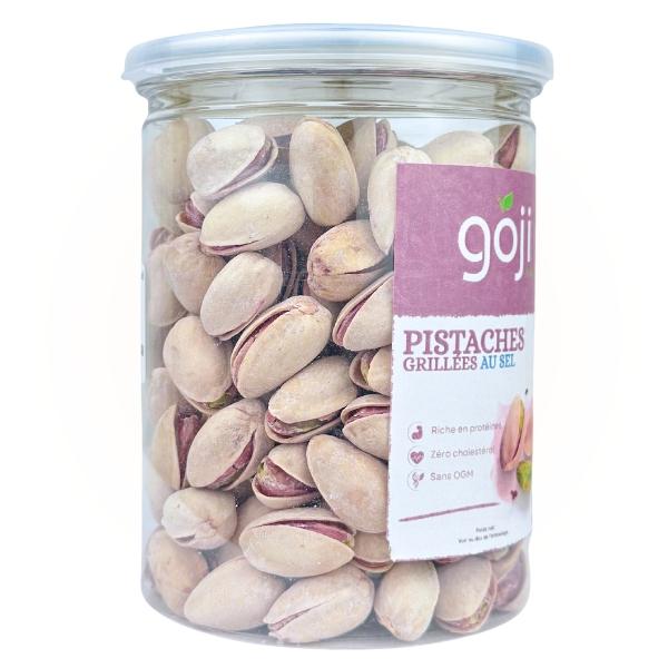 Pistaches grillées au sel, 250g - Goji.ma