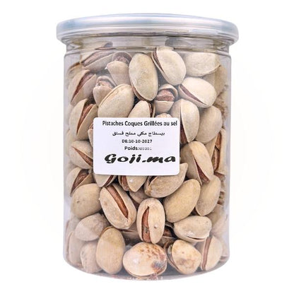 Pistaches grillées au sel, 250g - Goji.ma