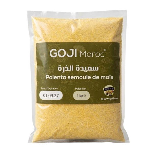 عصيدة من دقيق الذرة الصفراء - سميدة الذرة